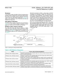 MAX11169EUB+T Datasheet Page 16