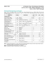 MAX11190ATE+T Datasheet Page 6