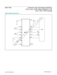 MAX11190ATE+T Datasheet Page 11
