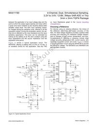 MAX11190ATE+T Datasheet Page 16