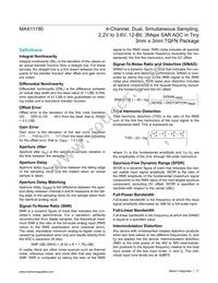 MAX11190ATE+T Datasheet Page 17