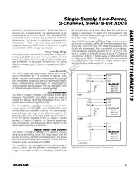 MAX1119EKA-T Datasheet Page 9