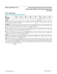 MAX11213EEE+T Datasheet Page 17