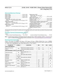 MAX11214EUG+T Datasheet Page 6