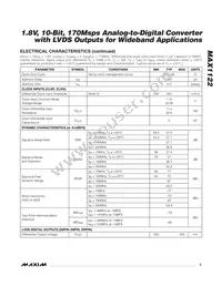 MAX1122BEGK+TD Datasheet Page 3