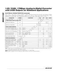 MAX1122BEGK+TD Datasheet Page 4