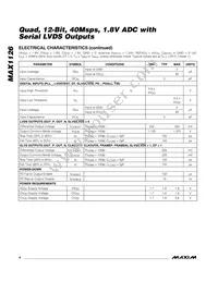 MAX1126EGK+TD Datasheet Page 4