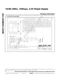 MAX1135BEAP+T Datasheet Page 18