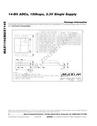 MAX1145BEAP+ Datasheet Page 18