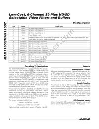 MAX11506CEE+T Datasheet Page 6