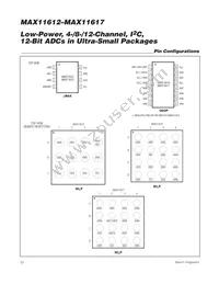 MAX11615EEE+C78 Datasheet Page 22