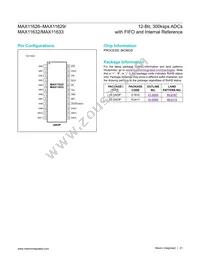 MAX11627EEE/V+ Datasheet Page 21