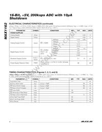 MAX1162AEUB+T Datasheet Page 4