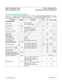 MAX11633EEG+T Datasheet Page 3