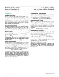 MAX11633EEG+T Datasheet Page 20