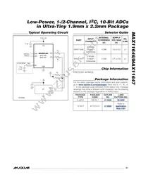 MAX11647EUA+T Datasheet Page 21