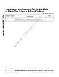 MAX11647EUA+T Datasheet Page 22