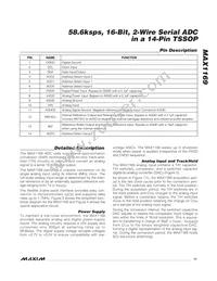 MAX1169CEUD+T Datasheet Page 11