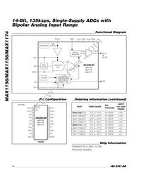 MAX1174BCUP+T Datasheet Page 14