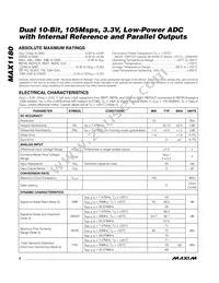 MAX1180ECM+TD Datasheet Page 2