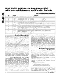 MAX1181ECM+TD Datasheet Page 10