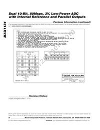 MAX1181ECM+TD Datasheet Page 20