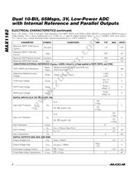 MAX1182ECM+TD Datasheet Page 4