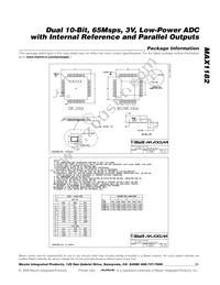 MAX1182ECM+TD Datasheet Page 21