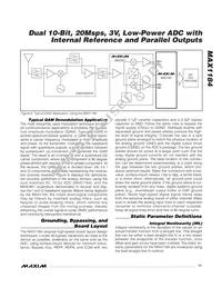 MAX1184ECM+TD Datasheet Page 17