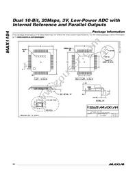 MAX1184ECM+TD Datasheet Page 20