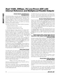 MAX1185ECM/V+T Datasheet Page 12