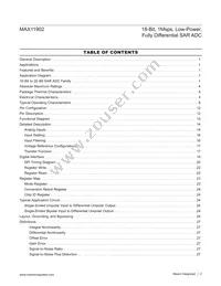 MAX11902ETP+T Datasheet Page 2