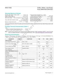 MAX11902ETP+T Datasheet Page 4