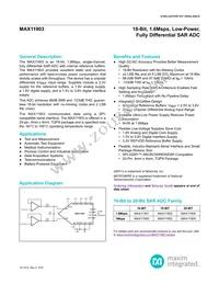 MAX11903ETP+T Datasheet Cover