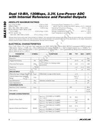 MAX1190ECM+TD Datasheet Page 2