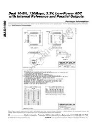 MAX1190ECM+TD Datasheet Page 22