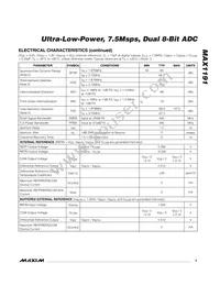 MAX1191ETI+T Datasheet Page 3