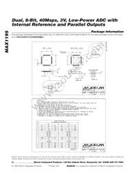 MAX1195ECM+D Datasheet Page 22