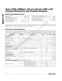 MAX1197ECM+D Datasheet Page 2