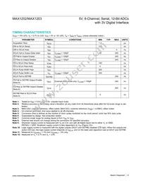 MAX1203BEAP Datasheet Page 6