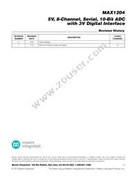 MAX1204ACAP+T Datasheet Page 23