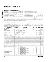 MAX1207ETL+ Datasheet Page 2