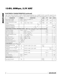MAX1208ETL+T Datasheet Page 4