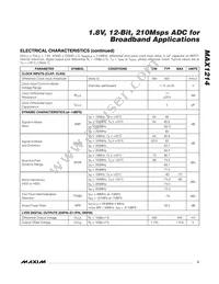 MAX1214EGK+TD Datasheet Page 3