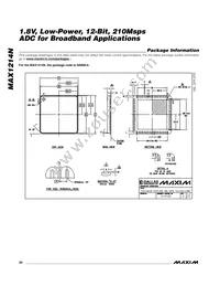 MAX1214NEGK+TD Datasheet Page 20