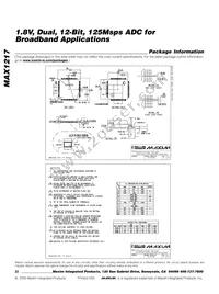 MAX1217ECQ+TD Datasheet Page 22