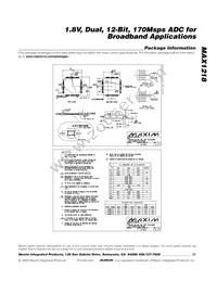 MAX1218ECQ+TD Datasheet Page 21