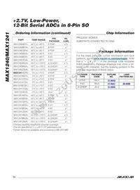 MAX1240AESA/V+T Datasheet Page 14