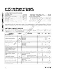 MAX1246BEEE-T Datasheet Page 2