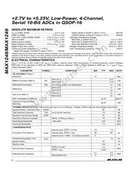 MAX1248ACEE+T Datasheet Page 2